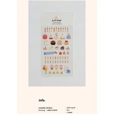 Daily Naklejki ozdobne Tort