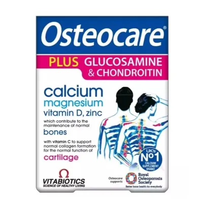 Vitabiotics Osteocare Plus Glucosamine & Chondroitin suplement diety z glukozamin� i chondroityn� 60 tab.