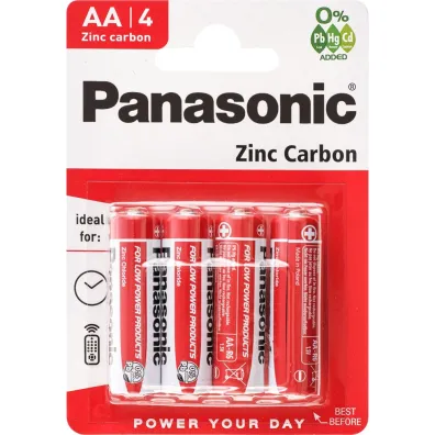 Panasonic Bateria aa r6r blister 4 szt.