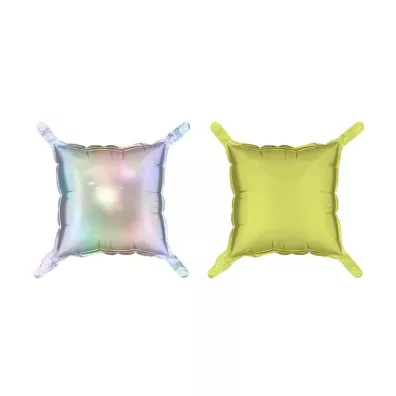 Balon foliowy Kwadrat holograf-neon ty 4szt