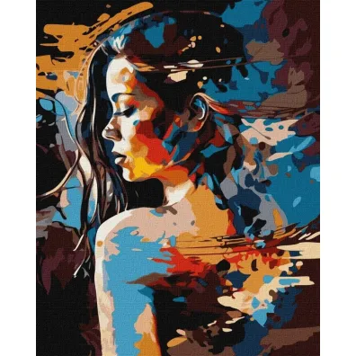 Ideyka Malowanie po numerach - Dziewczyna 40x50cm