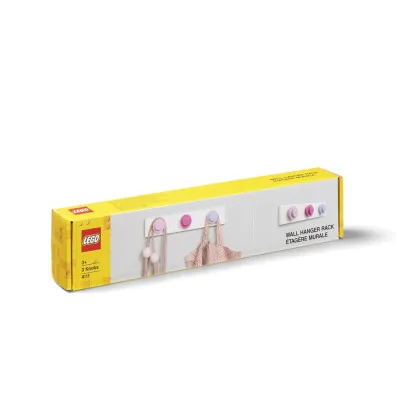 Wieszaki LEGO na listwie R�owy, jasnor�zowy, fioletowy