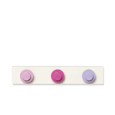 Wieszaki LEGO na listwie R�owy, jasnor�zowy, fioletowy