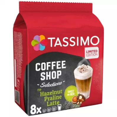 Tassimo Kawa w kapsu�kach Hazelnut Praline Latte 8 szt.