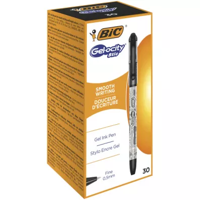 Bic D�ugopis �elowy Gel-ocity Stic czarny 30 szt.