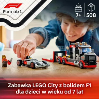 LEGO City Ci�ar�wka F1® z bolidem Audi F1® 60493