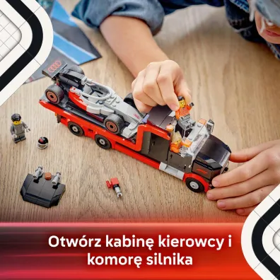 LEGO City Ci�ar�wka F1® z bolidem Audi F1® 60493