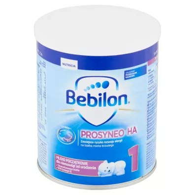 Bebilon Prosyneo HA 1 Mleko pocz�tkowe dla niemowl�t od urodzenia 400 g
