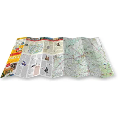 Podlasie laminowany przewodnik i mapa XL 2w1
