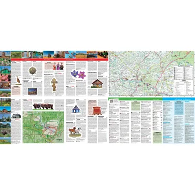 Podlasie laminowany przewodnik i mapa XL 2w1