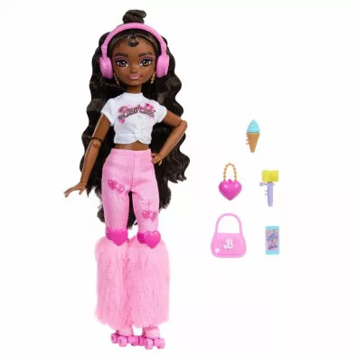 Barbie Dream Besties. Lalka na wrotkach JFX97 Mattel