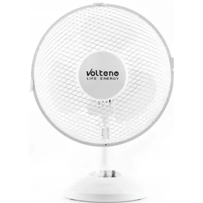 Volteno Wentylator biurkowy czarny 23 cm