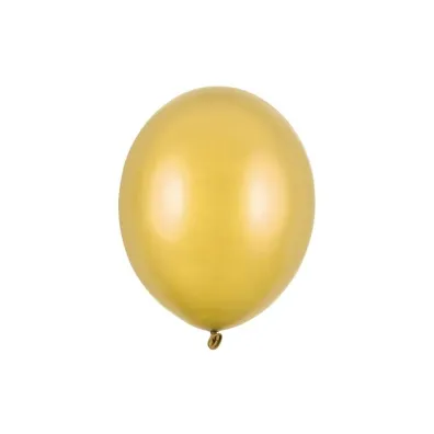 PartyDeco Balony Strong 30cm, Metallic Gold 1op./50szt.