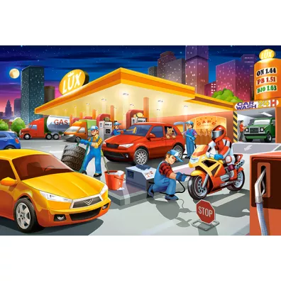 Puzzle maxi 40 el. Gas Station Castorland