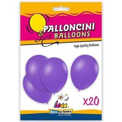 Balony lateksowe fioletowe 26cm 20 szt