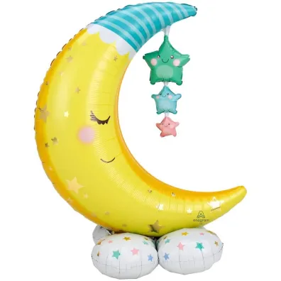 Amscan Balon foliowy AirLoonz ksi�yc i gwiady 101z139cm