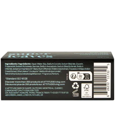 Attitude SUPER LEAVES, Myd�o w kostce do cia�a, dla m�czyzn 113 g