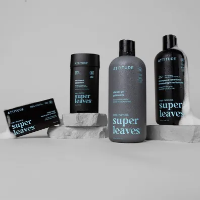 Attitude SUPER LEAVES, Myd�o w kostce do cia�a, dla m�czyzn 113 g