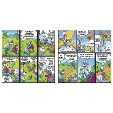 Komiks Spy Guy. Dinozaury