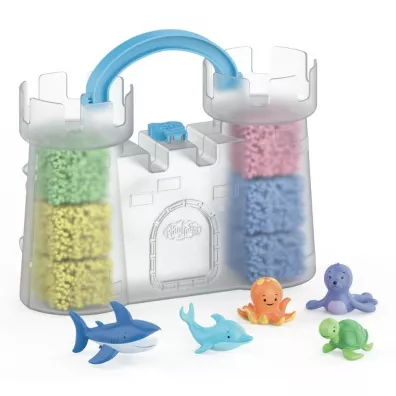 Playfoam go! Masa piankowa zamek, Figurki Cass film