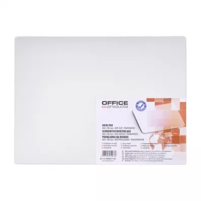 Podkadka na biurko Office Products antypolizgowa transparentna
