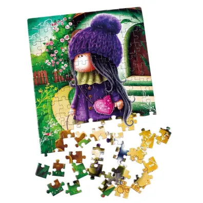 Puzzle 120 el. Urocza laleczka ze s�onikiem Roter Kafer