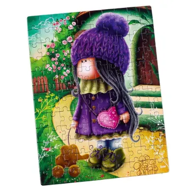 Puzzle 120 el. Urocza laleczka ze s�onikiem Roter Kafer