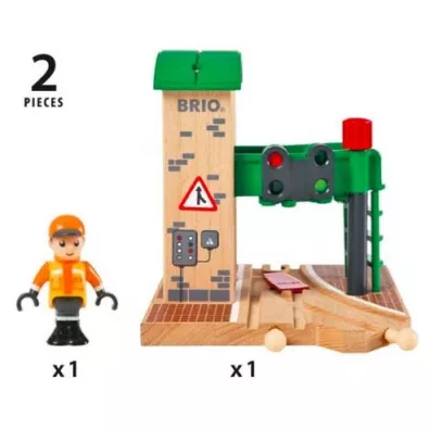 Zwrotnica z sygnalizacj� Brio