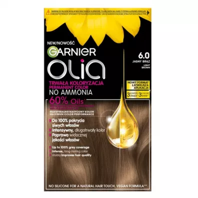 Garnier Olia farba do wosw 6.0 Light Brown
