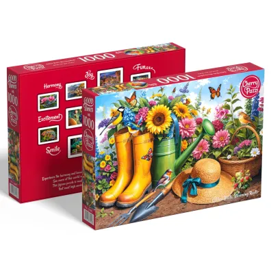 Puzzle 1000 el. Golden Boots Blooming Roots CherryPazzi
