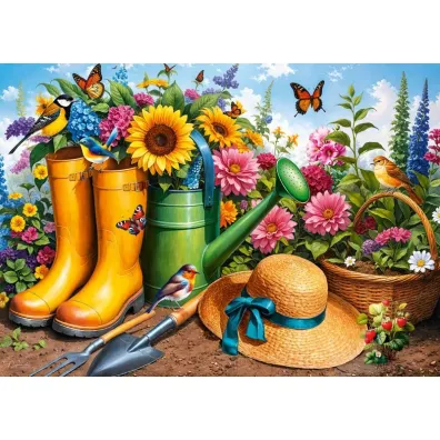 Puzzle 1000 el. Golden Boots Blooming Roots CherryPazzi
