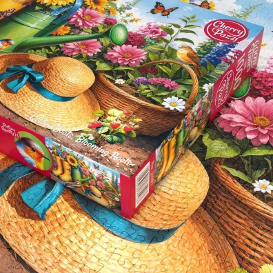 Puzzle 1000 el. Golden Boots Blooming Roots CherryPazzi