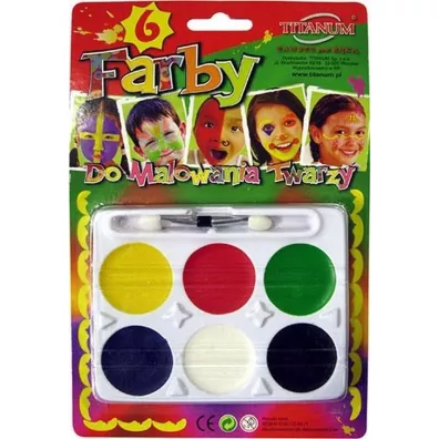 Titanum Farby do malowania twarzy 6 kolor�w