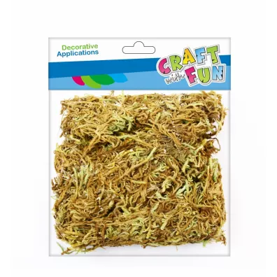 Craft with Fun Mech dekoracyjny zielony 50g