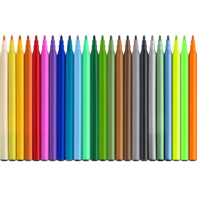 Faber-Castell Flamastry Dinozaur 24 szt.