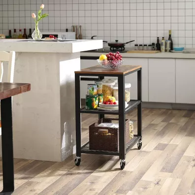 Songmics Pka kuchenna mobilna rustykalny LOFT