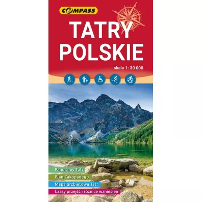 Mapa - Tatry Polskie 1:30 000