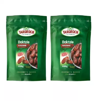 Targroch Daktyle suszone bez pestek Zestaw 2 x 1 kg