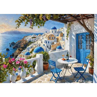 Puzzle 1000 el. Santorini Blues CherryPazzi