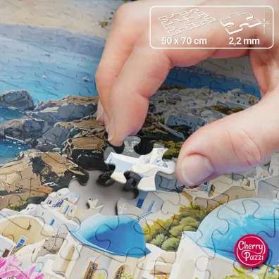 Puzzle 1000 el. Santorini Blues CherryPazzi
