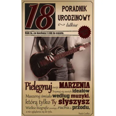 AbCard Kartka okoliczno�ciowa Urodziny 18 U16