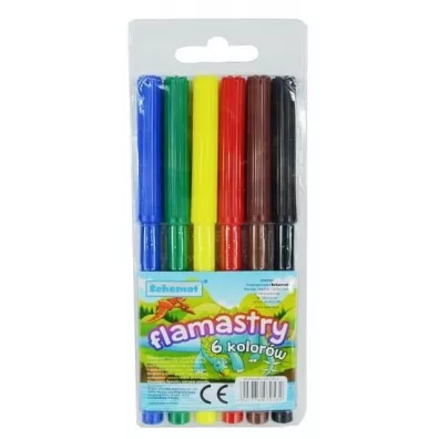 Schemat Flamastry 6 szt.