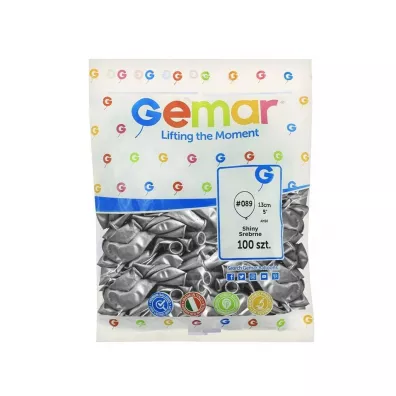 Godan Balony chromowane srebrne 13cm