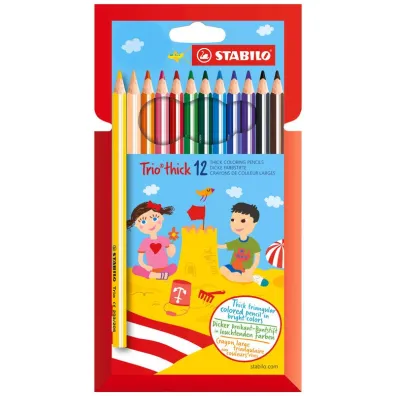 Stabilo Kredki Trio etui 12 szt.