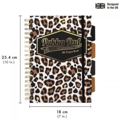 Pukka Pad Pukka Project Book Wild B5 linia 100 kartek 2 szt.