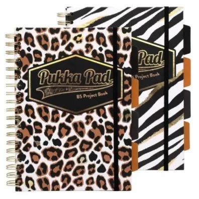 Pukka Pad Pukka Project Book Wild B5 linia 100 kartek 2 szt.