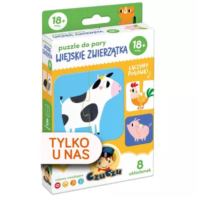 CzuCzu Puzzle do pary Wiejskie zwierz�tka Bright Junior Media