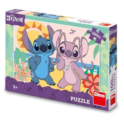 Puzzle 100 el. XL Stitch na pla�y Dino Toys