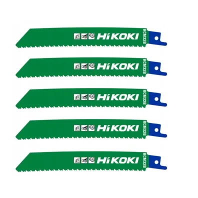 Hikoki Brzeszczot do pi� szablastych rcm32b wygi�ty 150 10/14tpi 150mm 5 szt.