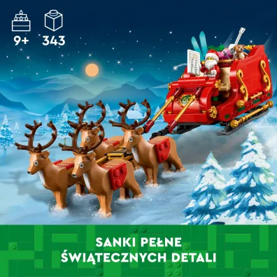 LEGO Iconic Sanie �wi�tego Miko�aja 40499
